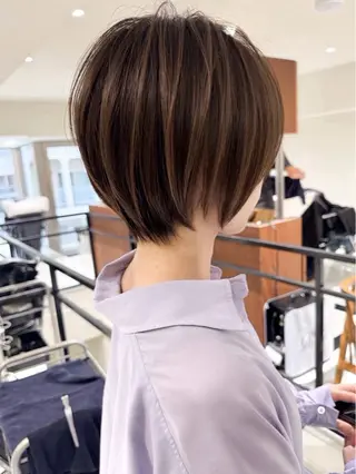 ショート 市毛 結菜のヘアスタイル