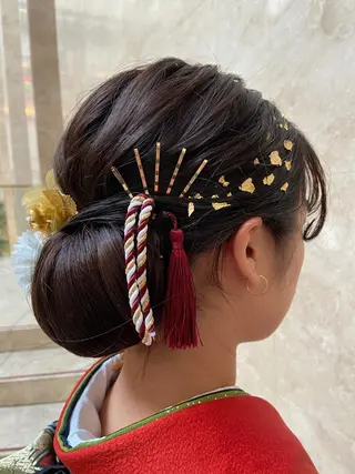 セミロング 池田 歩佳のヘアスタイル