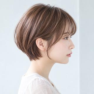 ショート カラー 無料募集/大人可愛い ショートカット 日向のヘアスタイル