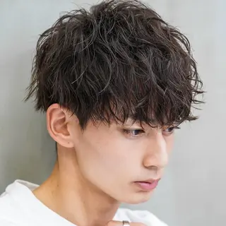 パーマ 竹谷 奈津実のヘアスタイル