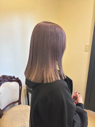 ミディアム カラー Karin／ レイヤーブリーチ🥀のヘアスタイル