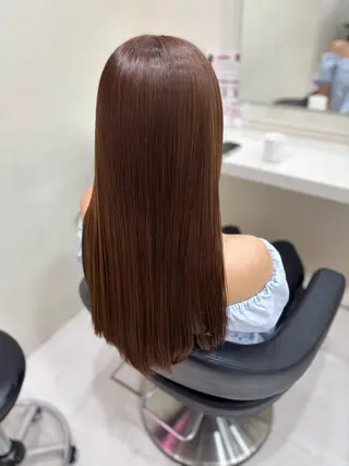 ロング カラー 🌿‬透明感カラー 🫧ひなの🧸のヘアスタイル