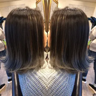 ミディアム カラー 美髪・艶髪特化美容師 RYOJIのヘアスタイル