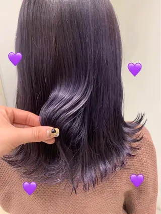 セミロング カラー 新宿駅近♡個室 ♡関口三都季🌜のヘアスタイル