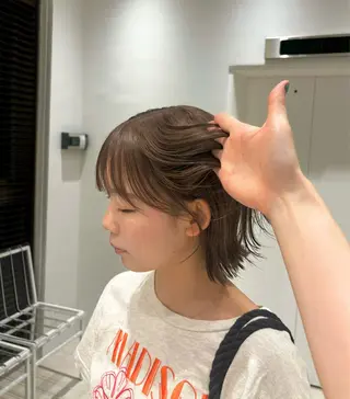 ミディアム minatsu 東京の技術を京都でのヘアスタイル