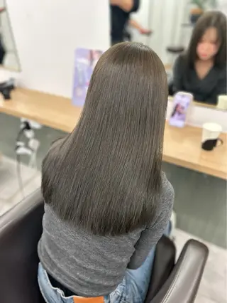 ロング 🎀暖色カラー🎀 韓国ヘア まなかのヘアスタイル