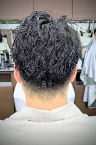 ショート パーマ 理容プラージュ燕三条 福井のヘアスタイル