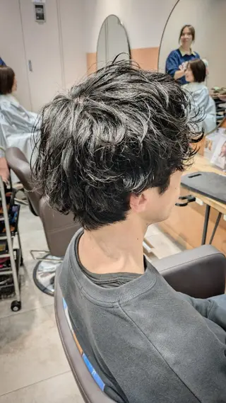 パーマ ショート 髪質改善/メンズヘア TAKAHIROのヘアスタイル