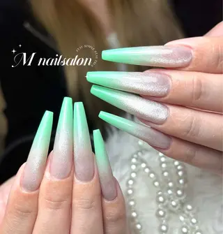 ネイル M🌷nail 長さだし専門店のネイルデザイン