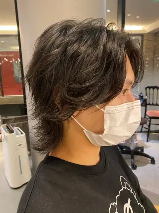 メンズ unopulir 景山 凌のヘアスタイル