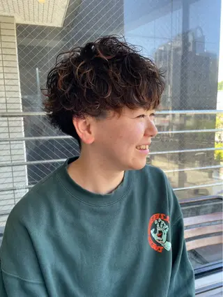 ショート 山浦司颯‪/ カラー/レイヤーのヘアスタイル