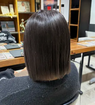 ミディアム カラー ボブ/外国人風カラー 🩵mikiのヘアスタイル