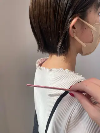 ショート minatsu 東京の技術を京都でのヘアスタイル