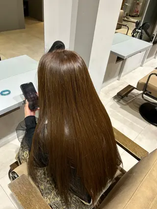 ロング 西岡 桂治のヘアスタイル