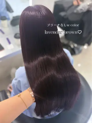 ロング レイヤー/ハイトーン 🤍reina🤍のヘアスタイル