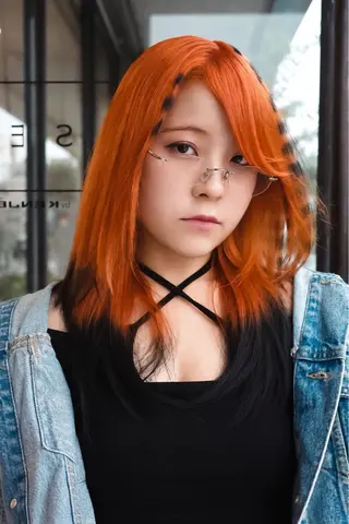 ロング カラー 似合わせ レイヤー須川のヘアスタイル