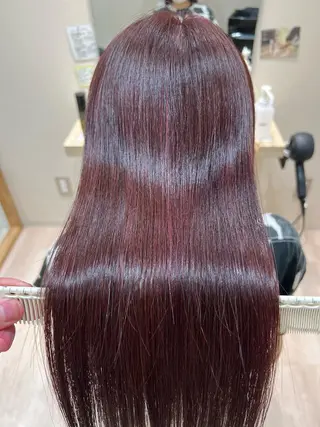 ロング カラー 外国人対応 佐久間のヘアスタイル