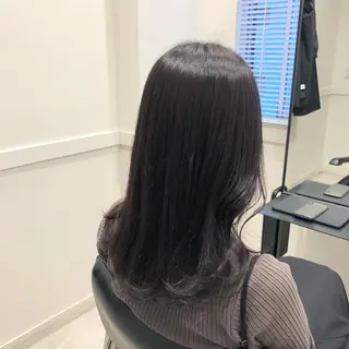 セミロング カラー 🫧こおりやま なつみ🫧のヘアスタイル