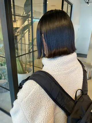 ミディアム カラー LUVISM新潟🎀 透明感カラー/ミユのヘアスタイル