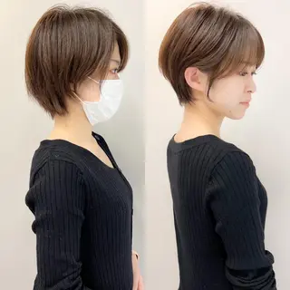 ショート 縮毛矯正 特化アツシのヘアスタイル