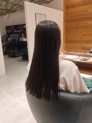ロング 合田 美空のヘアスタイル