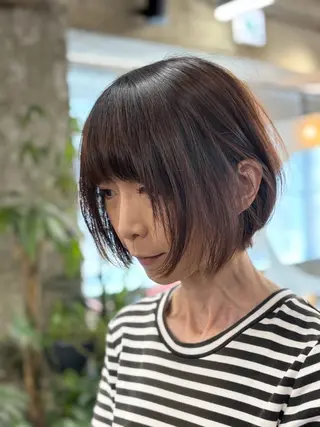 ショート cuore/ みく/艶カラーのヘアスタイル