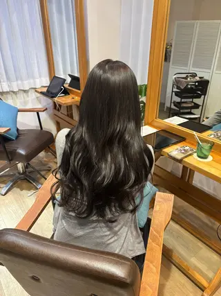 ロング カラー RINNO🌷透明感 カラー/髪質改善のヘアスタイル