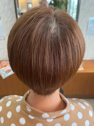 ショート 髪質改善/ストレート /艶髪/熊谷はつなのヘアスタイル