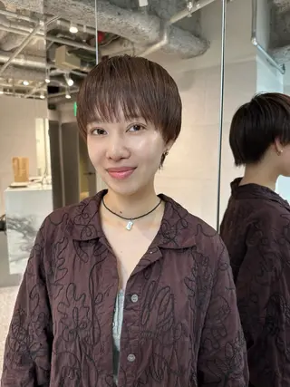 ショート カラー 美容室難民を救う 美容師/こうたのヘアスタイル