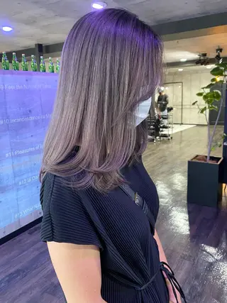 セミロング Mika XELVEのヘアスタイル