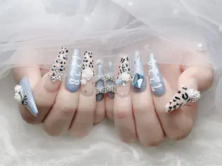 ネイル MoMoA Nail ネイル長さ出し専門店のネイルデザイン