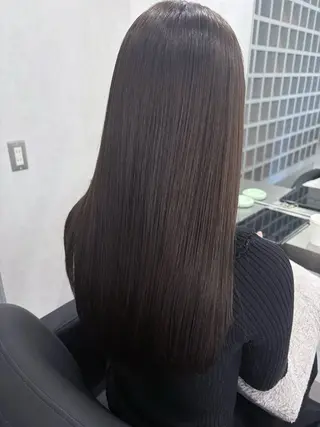 ロング カラー ヘアアレンジ 透明感ｶﾗｰ/顔周り ｶｯﾄ🌸ｻｸﾗ🌸のヘアスタイル