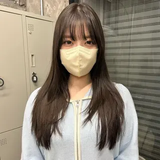 セミロング カラー 新高円寺 Miranoのヘアスタイル