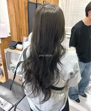 ロング 韓国ヘア ‎⟡.·KANA🐥のヘアスタイル