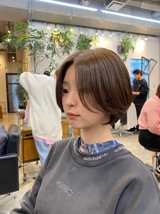 ショート やました もえかのヘアスタイル