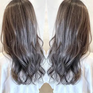 セミロング カラー ネイル マツエク・マツパ 夜23時まで予約🉑 reverieあきらのヘアスタイル