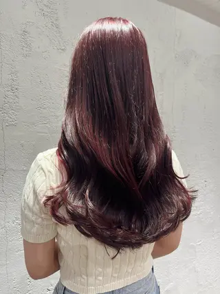ロング 🐩透明感ミルクティ ーピンクニイナ🐩のヘアスタイル