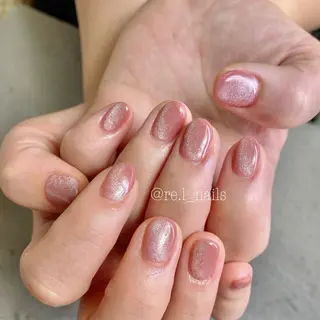ネイル モチの良さ◉ フィルインネイル♡のネイルデザイン