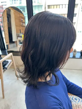ミディアム カラー SiLO Yukinaのヘアスタイル