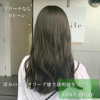 セミロング カラー navile原宿 yumaのヘアスタイル