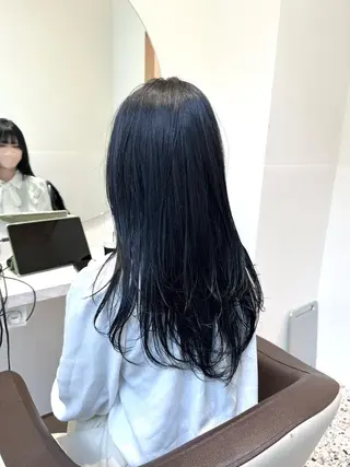 セミロング レイヤー/ハッシュ 渋谷/サッタのヘアスタイル