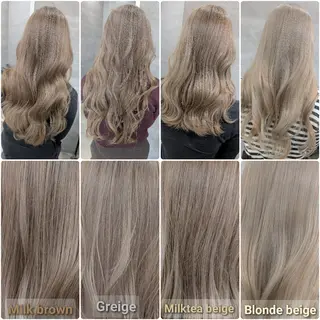 セミロング ミルクティー特化 🌈島内　琢真🌈のヘアスタイル