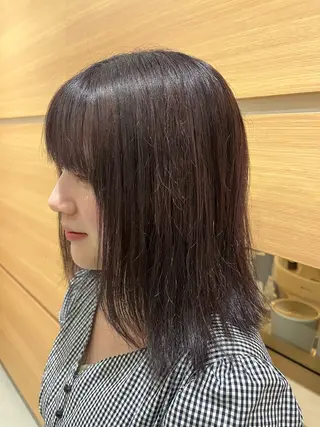 セミロング ヤマナカ アイリのヘアスタイル