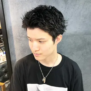 ヘアアレンジ メンズ メンズ特化✂️栗原 侑也のヘアスタイル