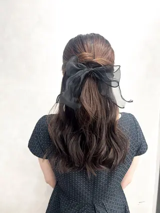 ロング ヘアアレンジ 🎨カラー満足度 500%💫ヅル💫のヘアスタイル