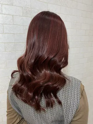 ロング カラー 梅本 つかさのヘアスタイル