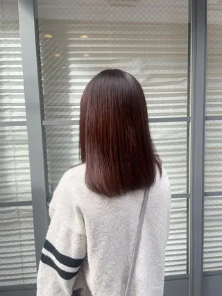 ミディアム 🌷【暖色艶カラー】 shiori🌷のヘアスタイル