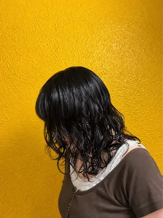 セミロング パーマ Rin ✮⋆˙のヘアスタイル