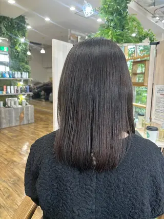 セミロング カラー 🫧K+plus🫧 菅原しほ🫧のヘアスタイル