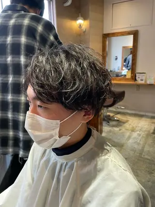 メンズ 優真/難波で 1番パーマが上手いのヘアスタイル